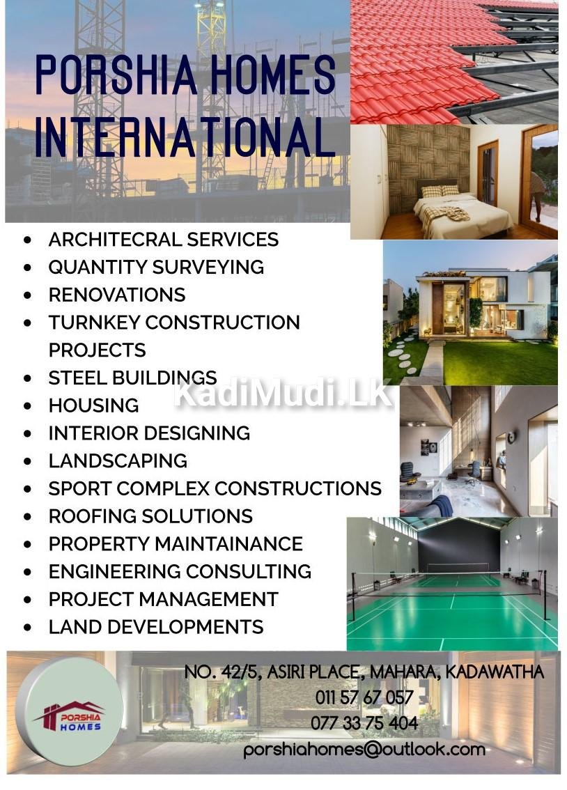 PORSHIA HOMES – WE BUILD YOUR FUTURE