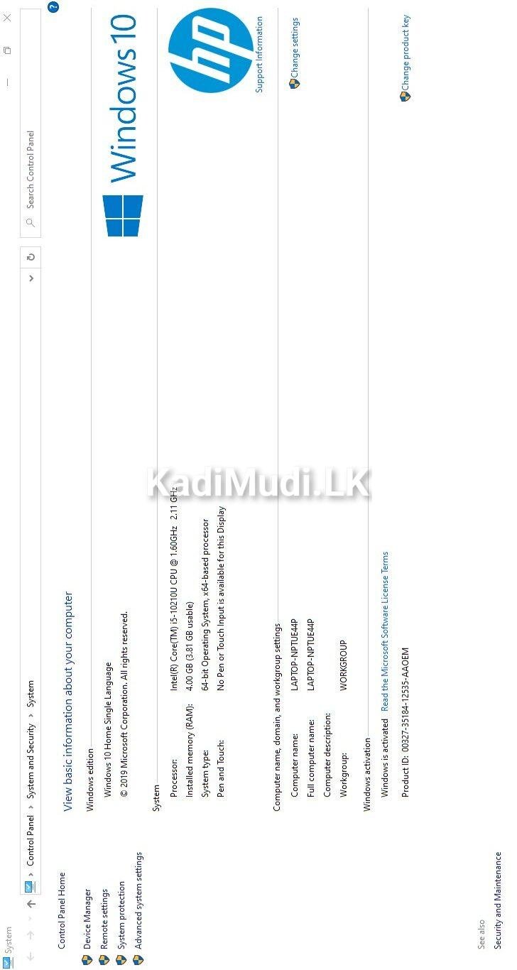 HP Notebook 10th GEN