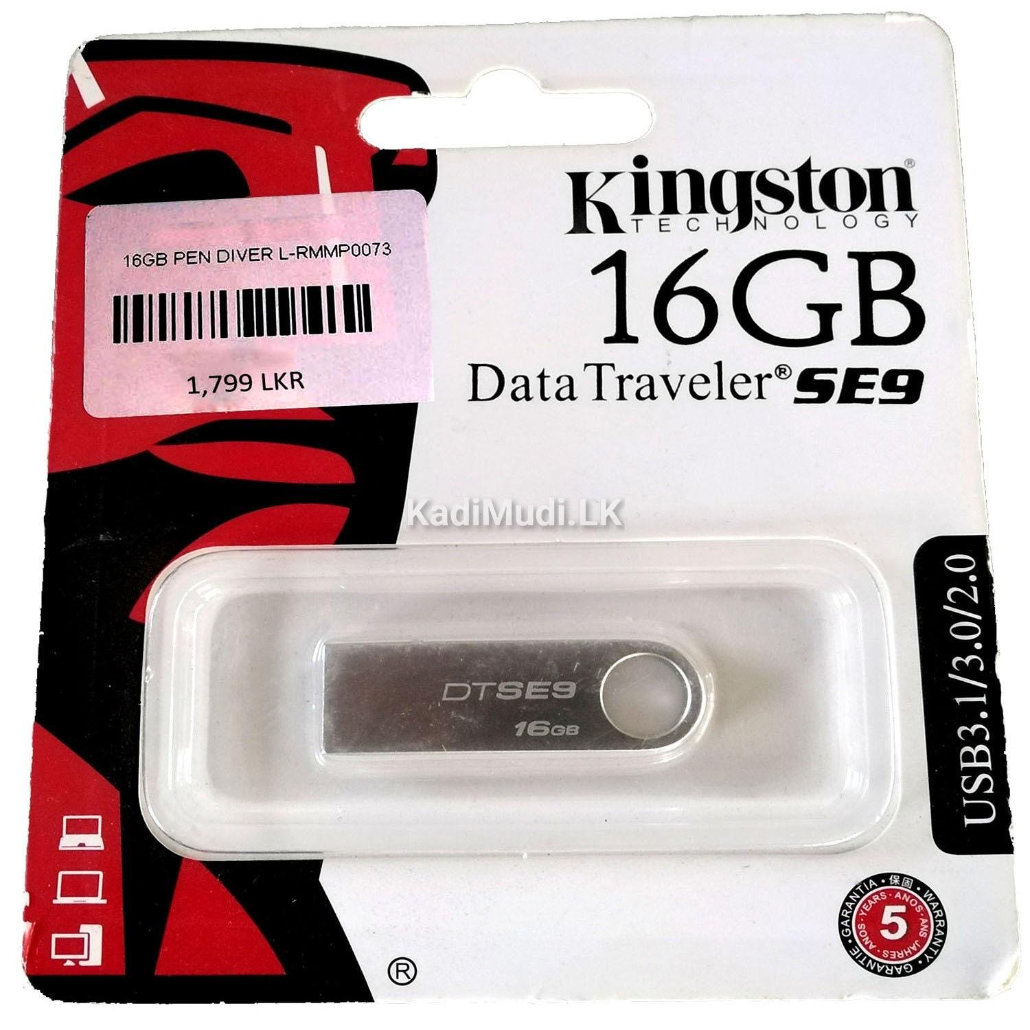 16 GB PEN DRIVE DATA TRAVELER (Premium Quality)