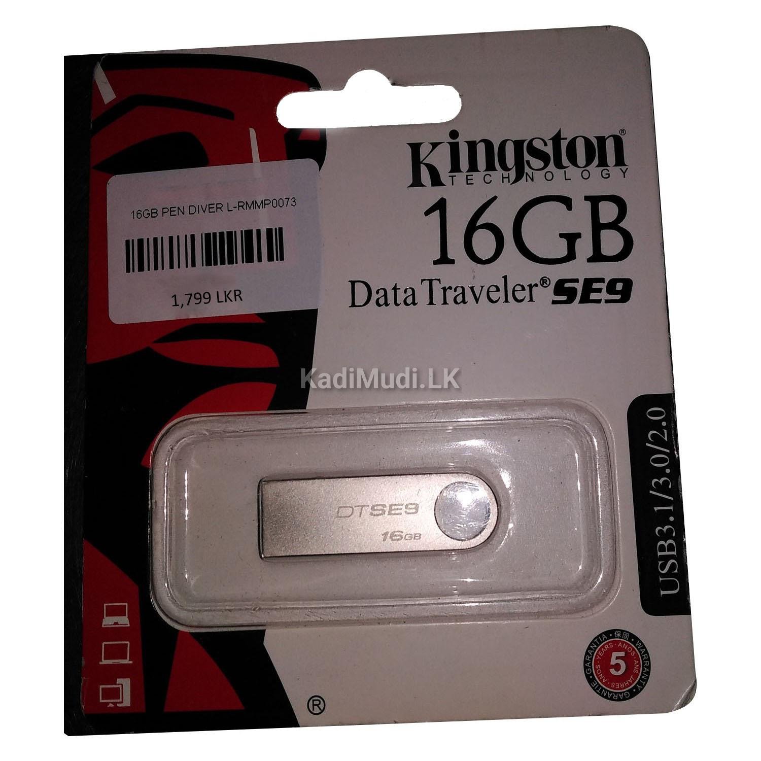 16 GB PEN DRIVE DATA TRAVELER (Premium Quality)