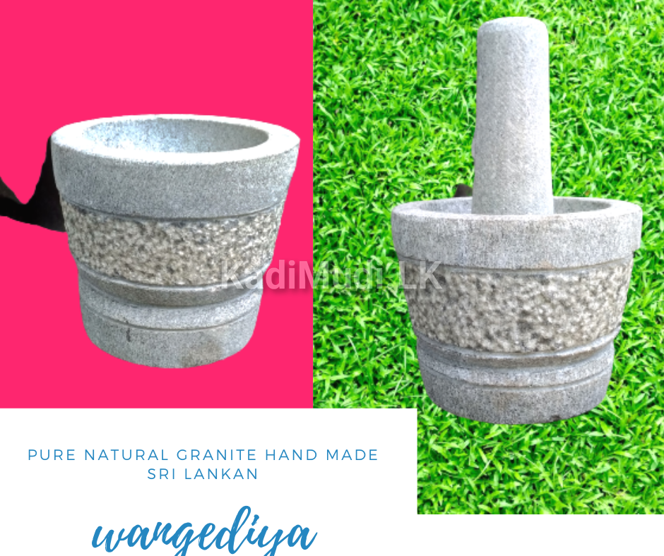 Motar and Pestle – Pure Granite – Wangediya