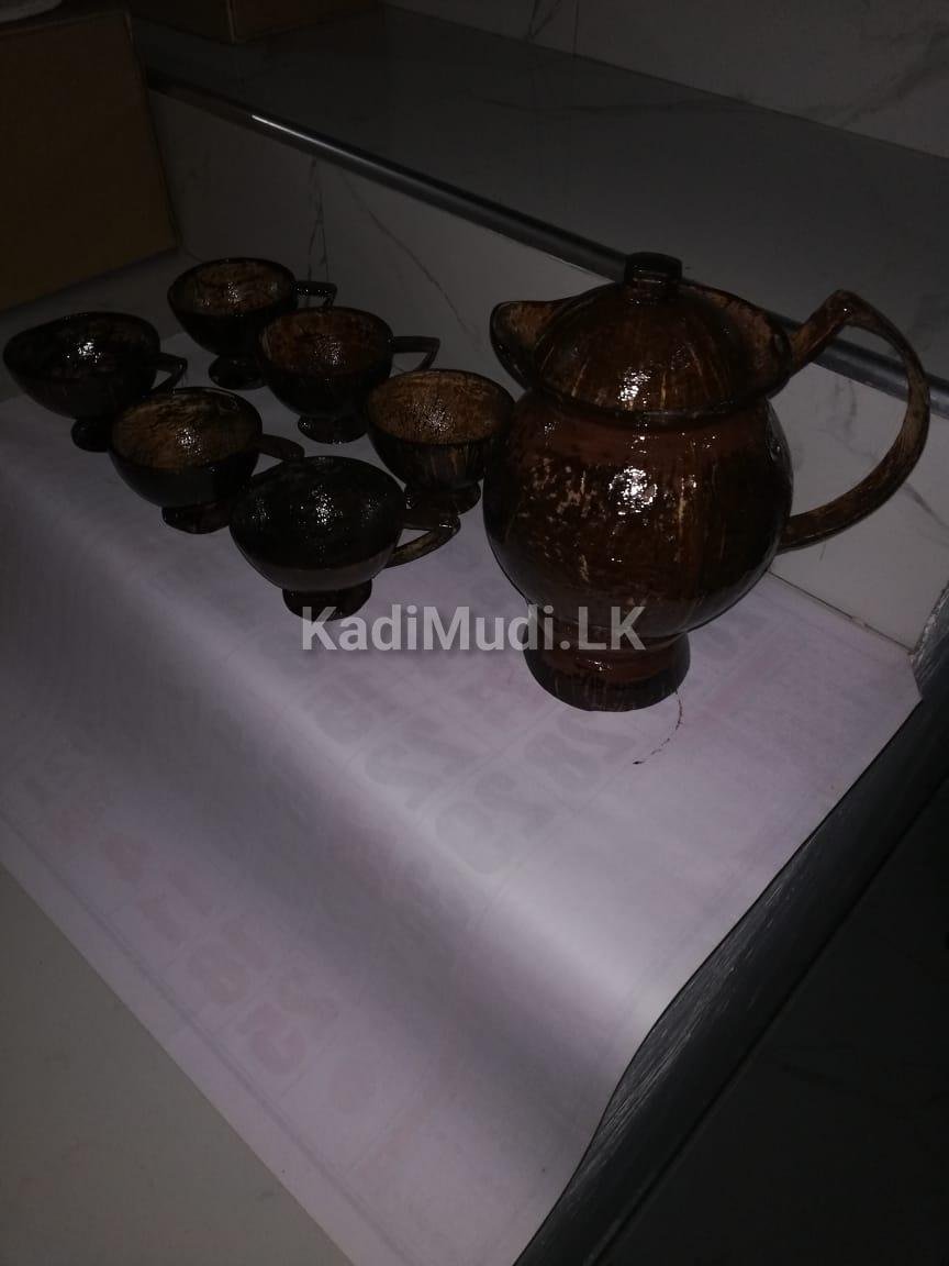 Coconut Jug and Cup Set