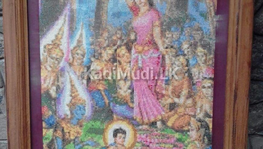 Cross Stitch Hand Work Picture