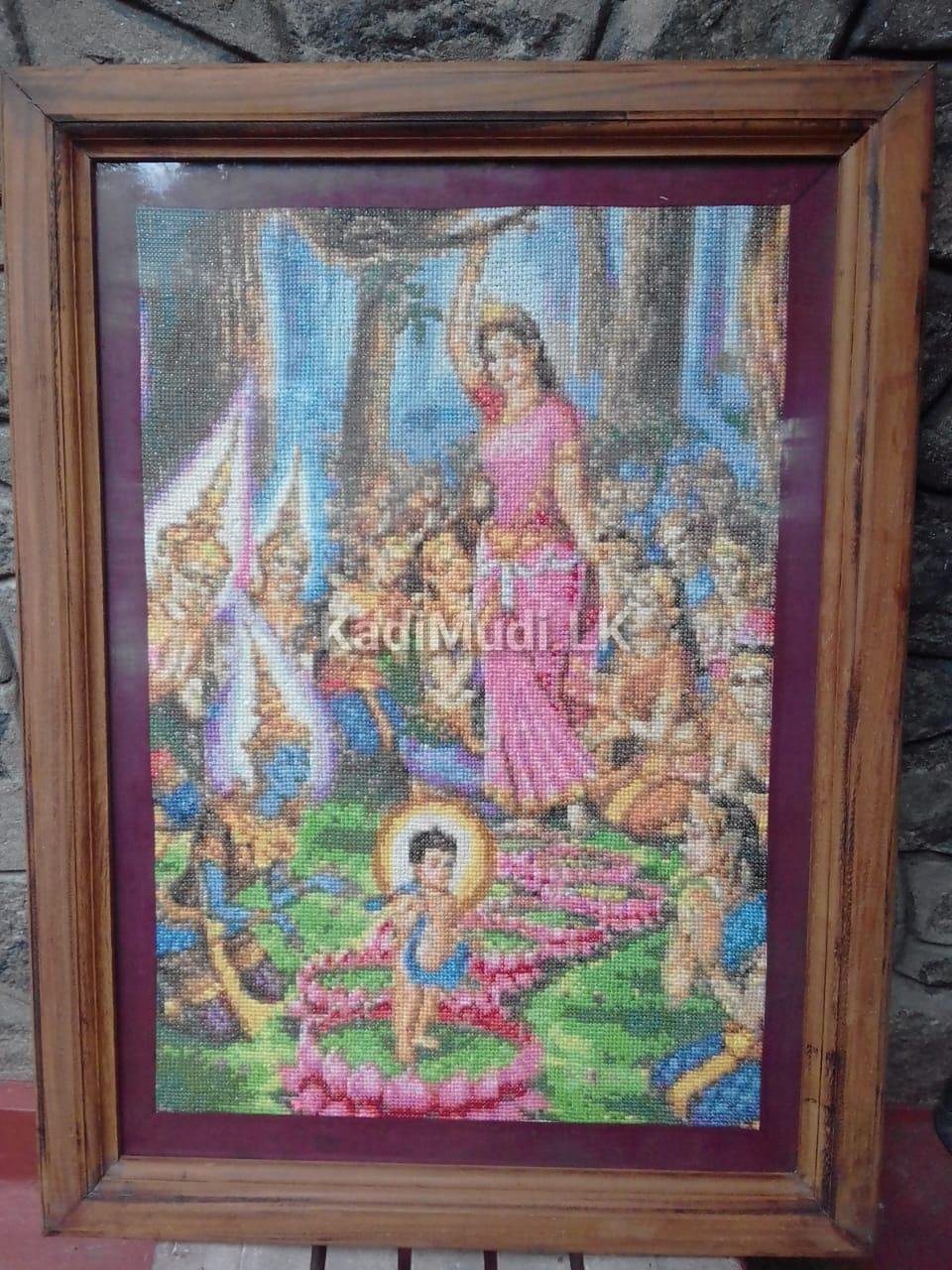 Cross Stitch Hand Work Picture