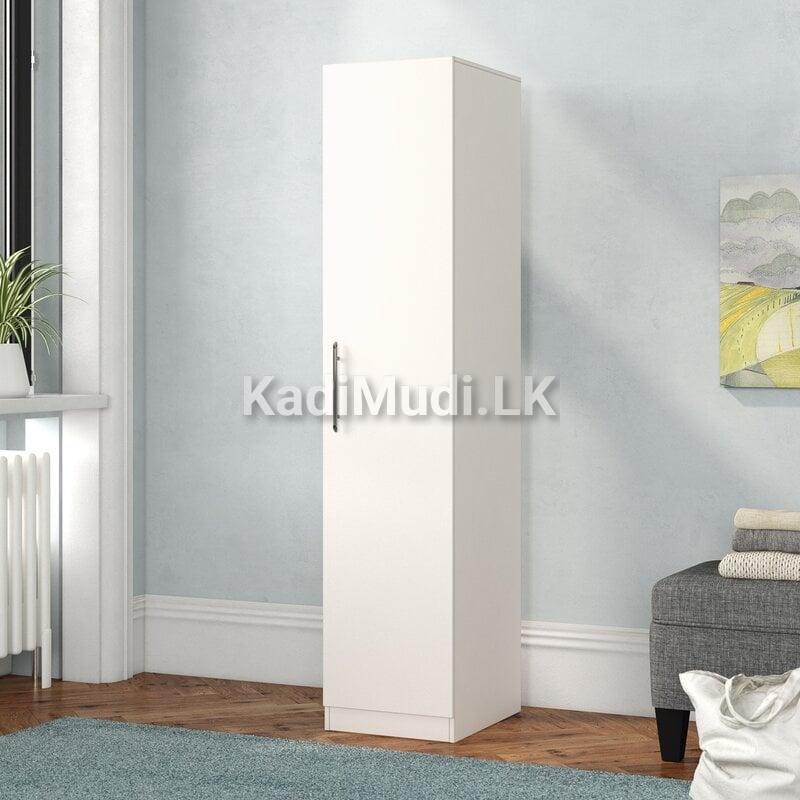Single Door-Wardrobe-White (Soft-Close)