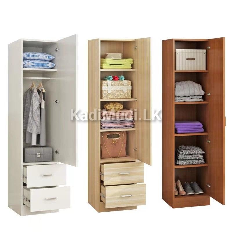 Single Door-Wardrobe-White (Soft-Close)