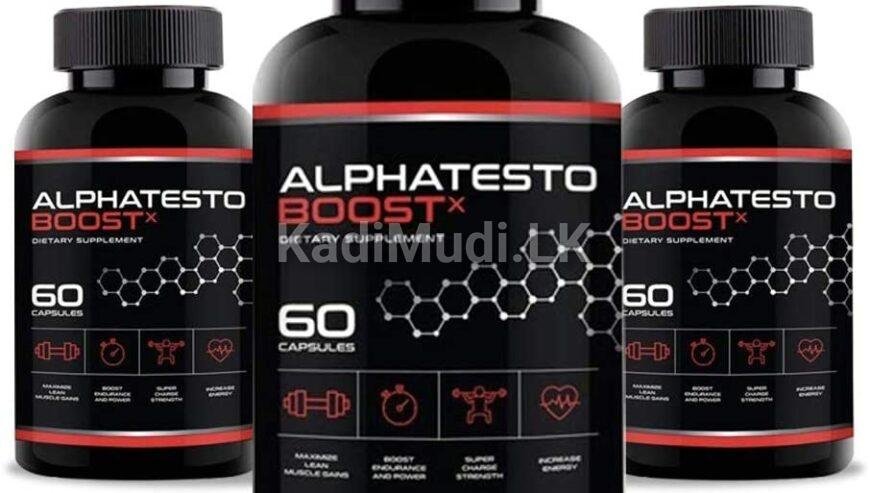 Alphatesto Boost X 60 Capsules in Sri Lanka
