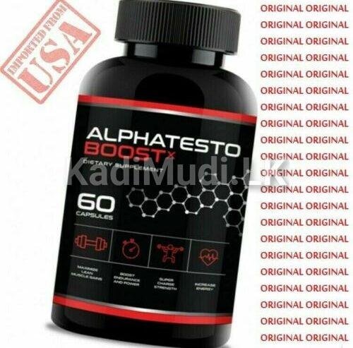 Alphatesto Boost X 60 Capsules in Sri Lanka