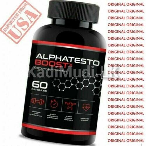Alphatesto Boost X 60 Capsules in Sri Lanka