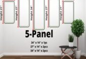5 PANEL WALL ART