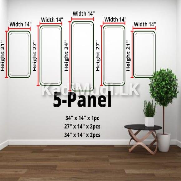 5 PANEL WALL ART