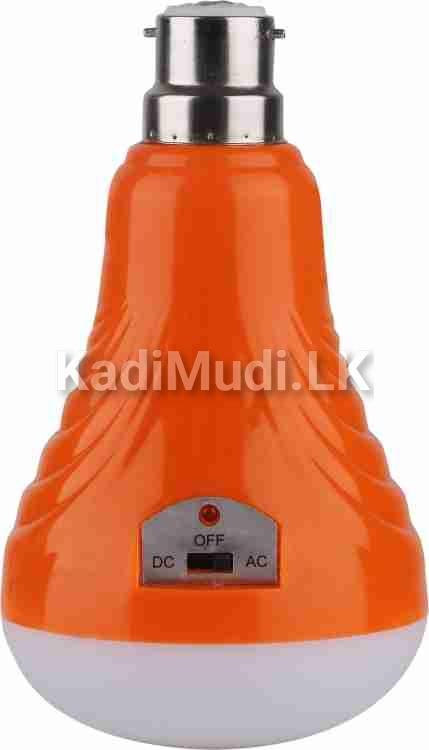 RECHARGEABLE LED EMERGENCY BULB නැවත ආරෝපණය කල හැක