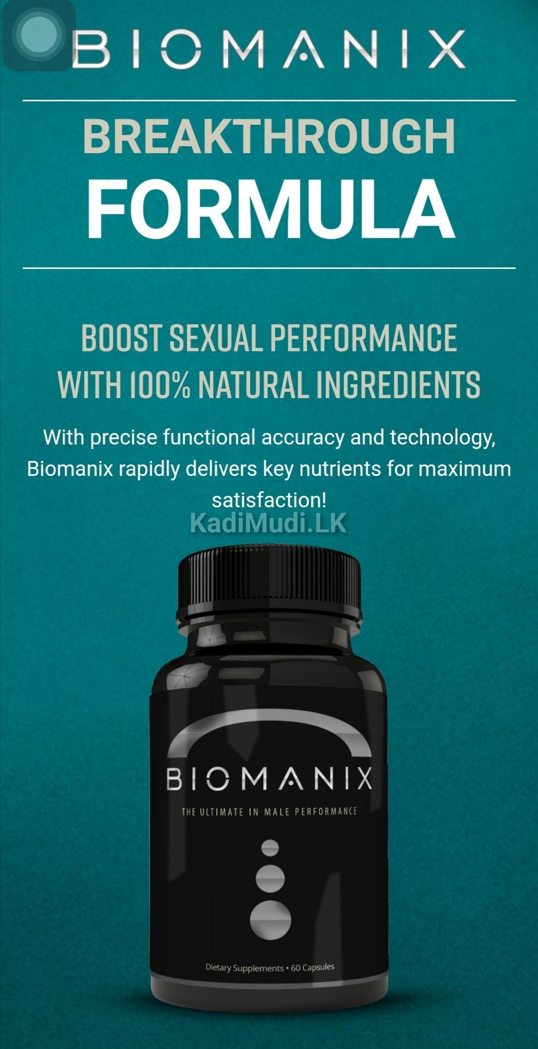 Biomanix Ultimate 60 Capsules