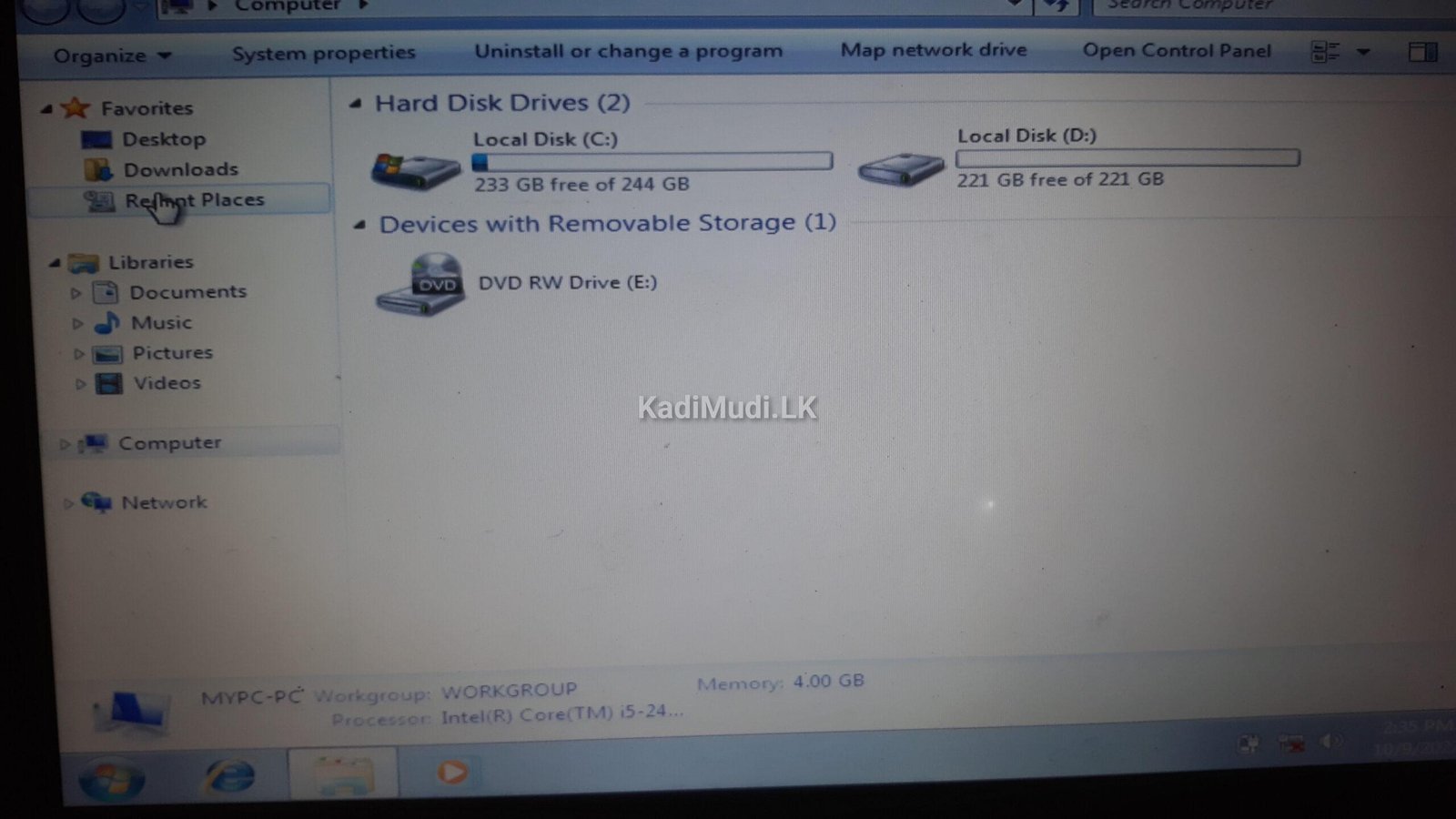 HP Pavilion G series laptop