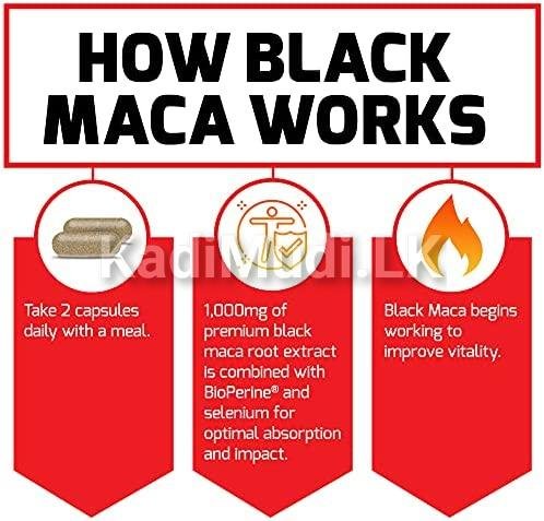 Force Factor Black Maca 60 Capsules in Sri Lanka