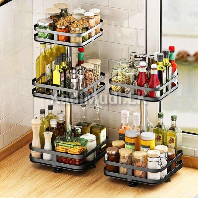 Factory Wholesale Can Rotating kitchen condiments