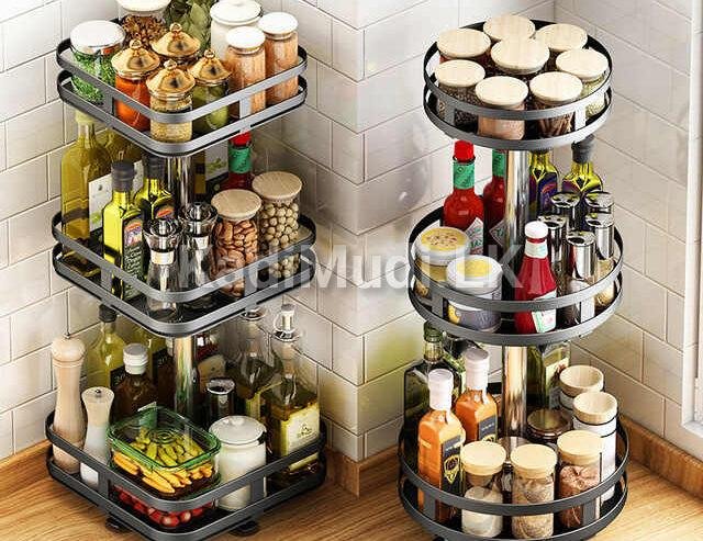 Factory Wholesale Can Rotating kitchen condiments
