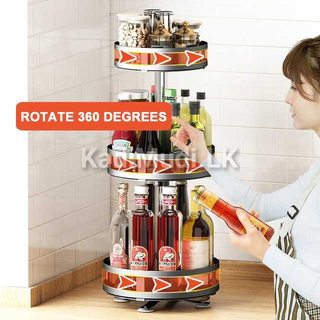 Factory Wholesale Can Rotating kitchen condiments