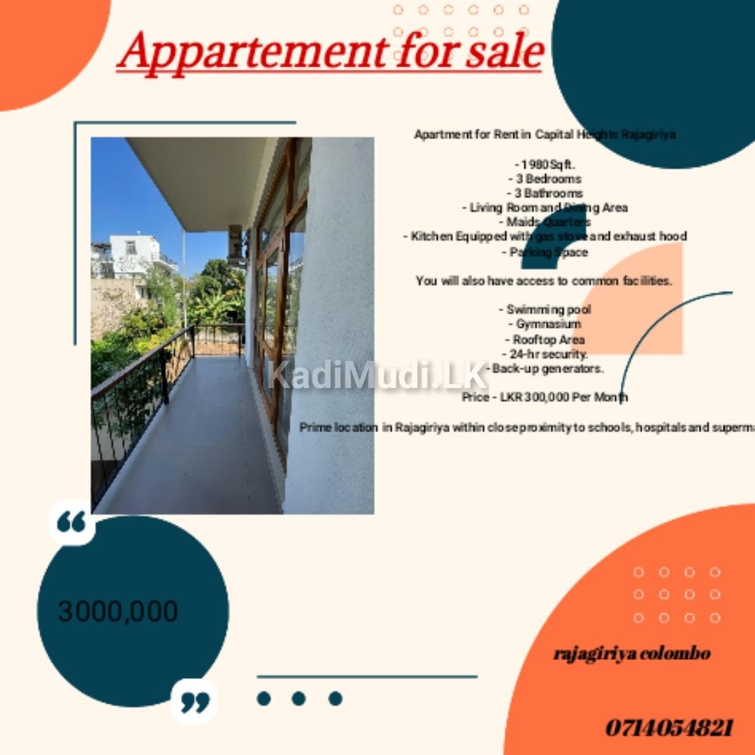 Appartement for sale