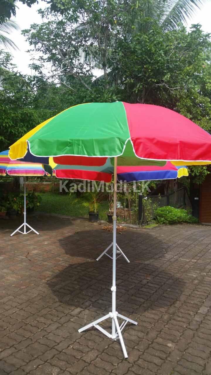 Beach Umbrella & Garden with Powder Coated