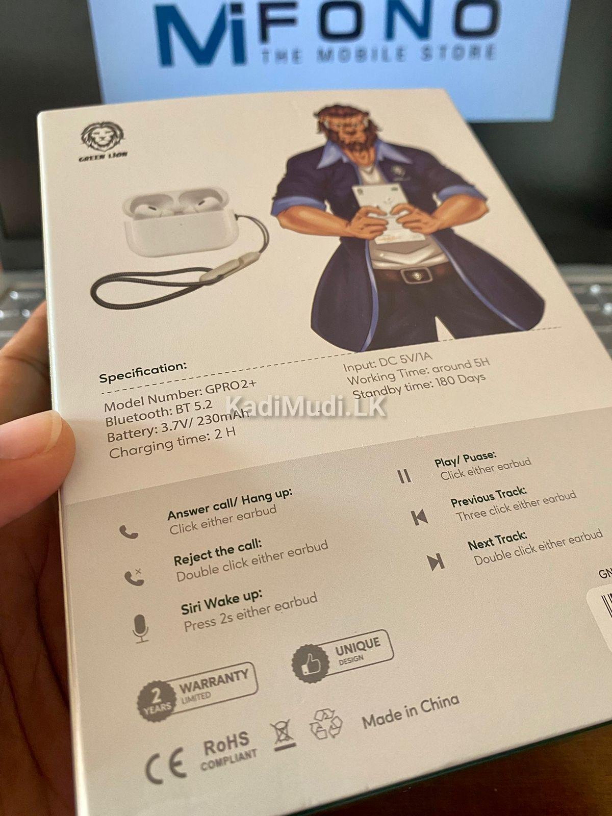 GREEN LION – True Wireless Earbuds Pro 2