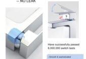Modern Bathroom Square Basin Mixer Tap
