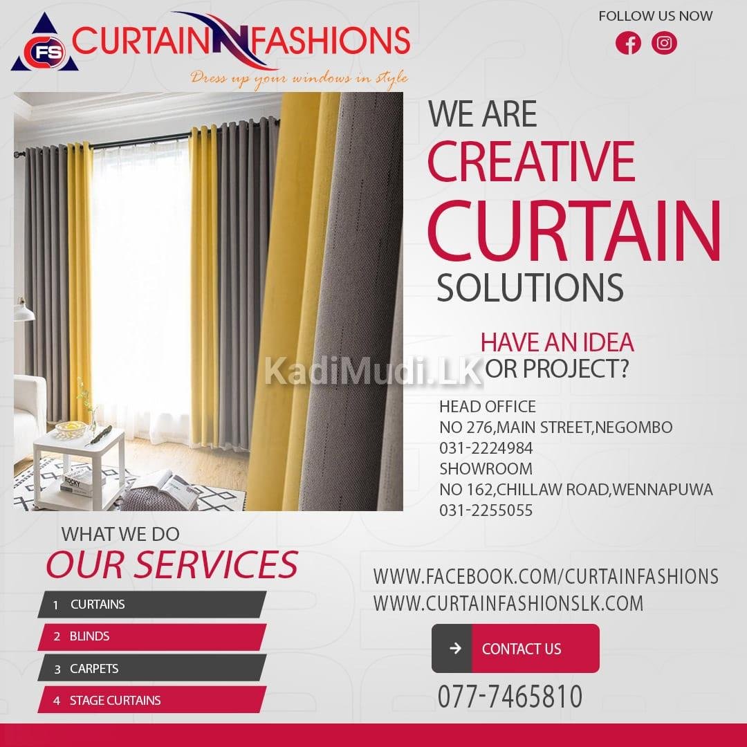 Curtain Fabrics & Accessories Negombo