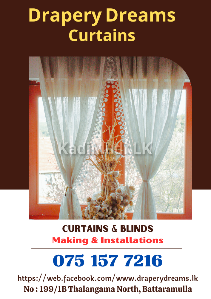 Curtains Making & Installation works Battaramulla