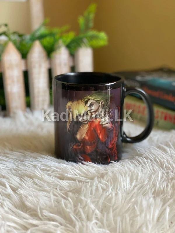Joker Black Printed Mug