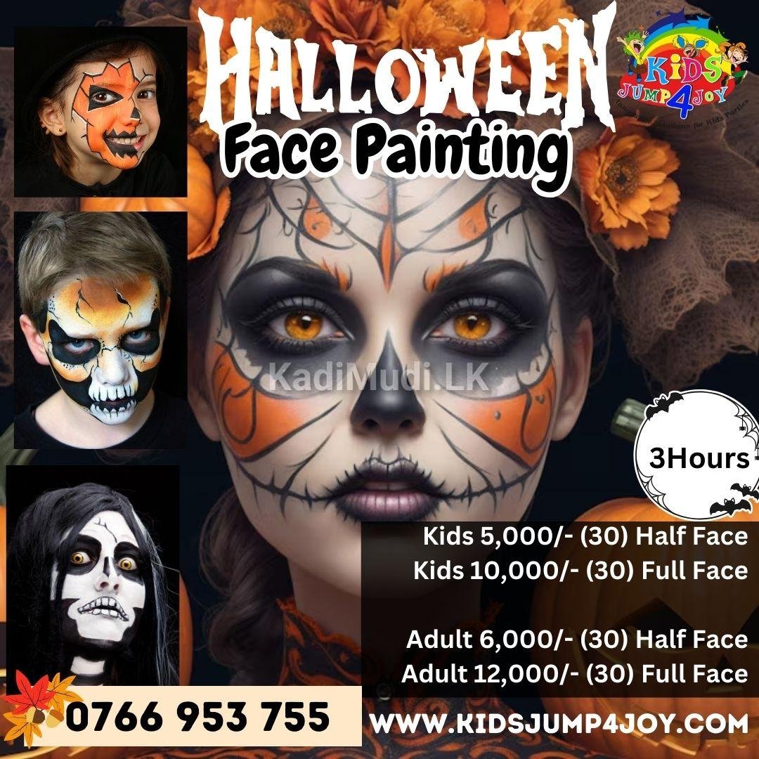 Halloween Face Painting Special by Kids Jump 4 Joy 🎃