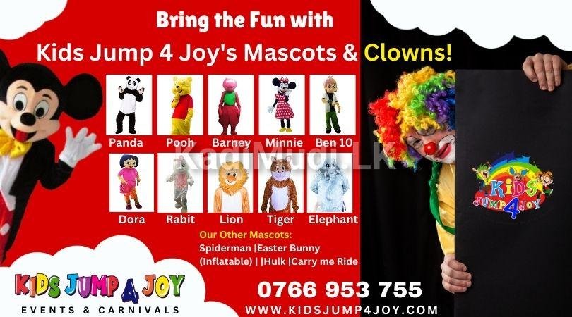 Bring the Fun with Kids Jump 4 Joy’s Mascots