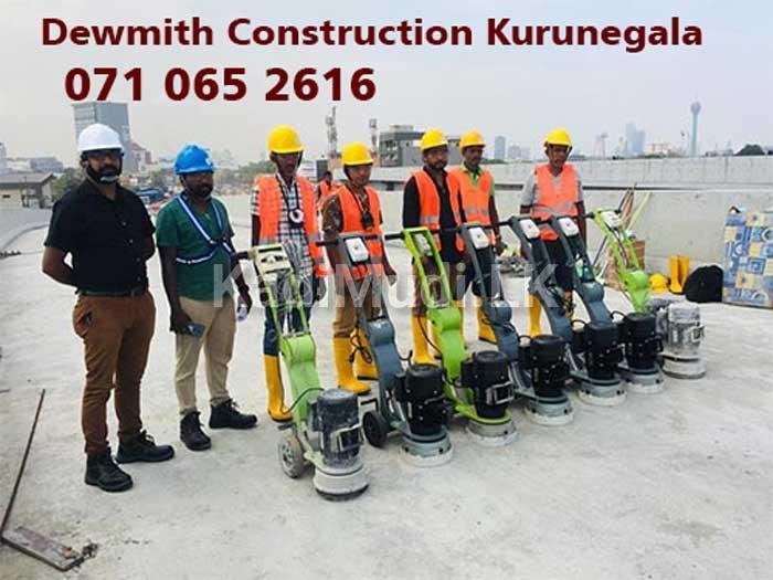 Concrete cut & polish Machines rent Kurunegala