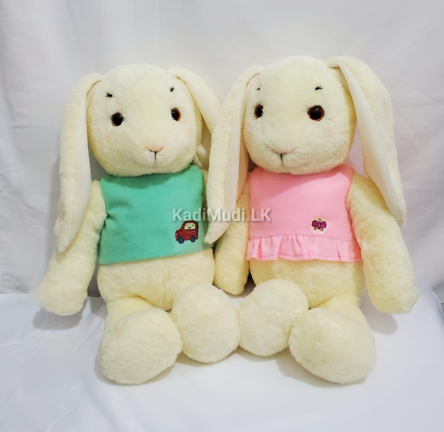 Cuddle With Toy Rabbit Handmade Soft Toy Cuddle Bunny | KadiMudi