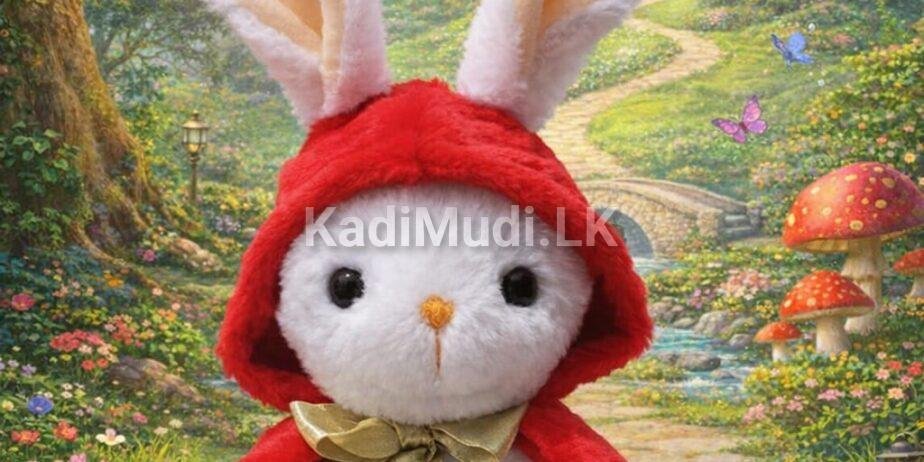 Handmade Soft Toy Red Riding Bunny | KadiMudi
