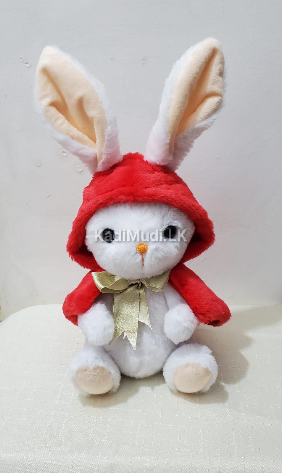 Handmade Soft Toy Red Riding Bunny