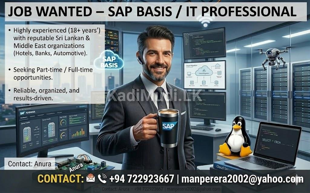 JOB WANTED – SAP BASIS / IT